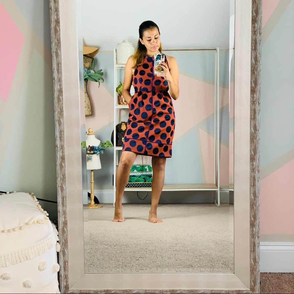 MAEVE •ANTHROPOLOGY• polka dot dress